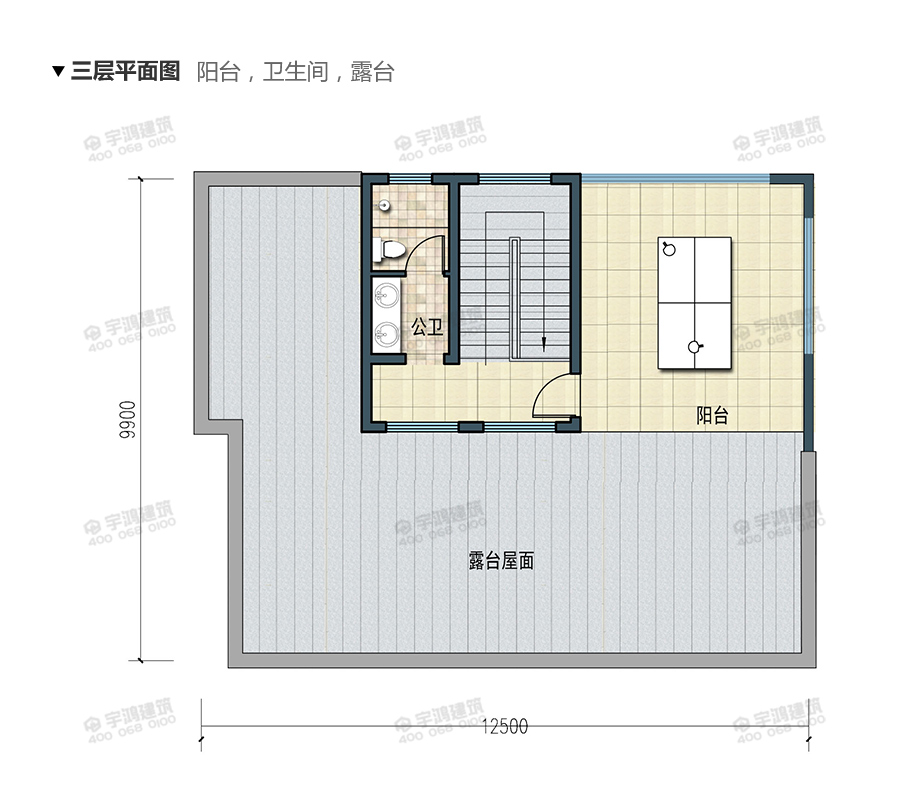 18x14米現(xiàn)代風農(nóng)村別墅設(shè)計圖紙
