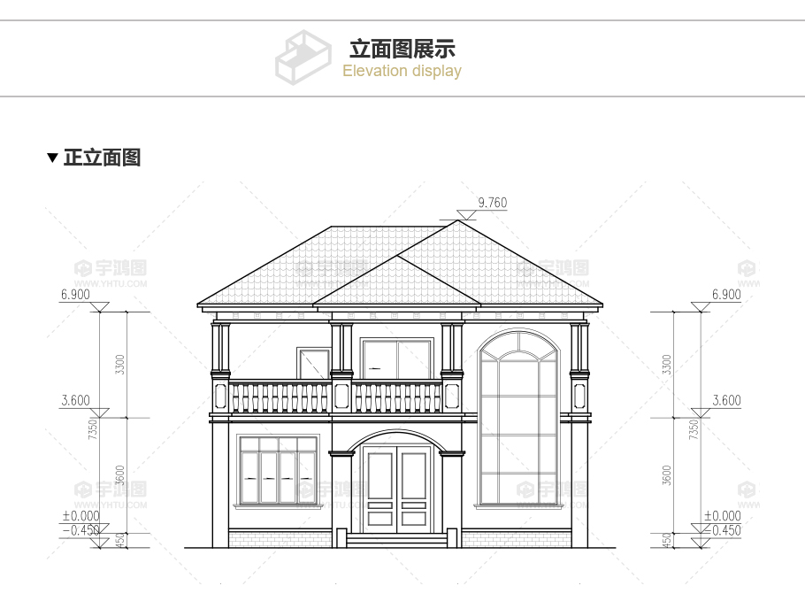 帶地下室20萬二層農(nóng)村小別墅樓設計圖紙及效果圖